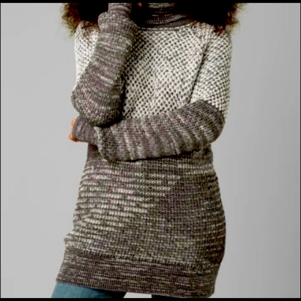 Prana Abelle Sweater Tunic, Grey, Large